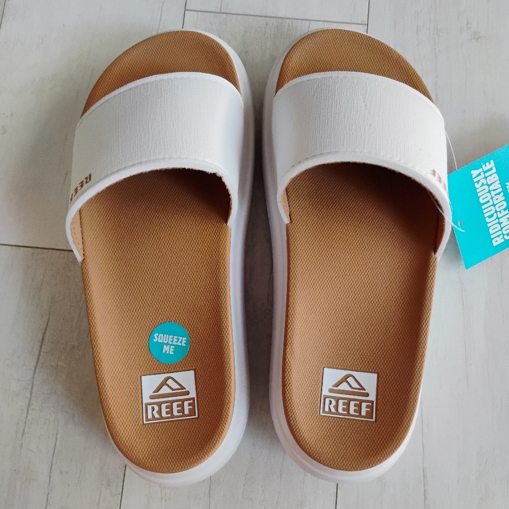 REEF NEW Cushion Bondi Bay Slides Sandals - Picture 9 of 16